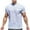 White, variant on Awdenio Mens Tops Casual Fashion Solid Round Short Sleeve Neck Pocket Elastic Pullover Tops Shirts Eye-Catching Vintage Style Clothing,Size M-3XL