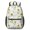 Sunflower and Small Flower White, variant on Sunflower and Small Flower White 17" Waterproof Oxford School Backpacks for Teens, S-Shape Padded Straps, for School, Travel, Hiking, Camping