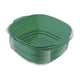 thumbnail image 1 of Colador Tazón Coladores Cestas de drenaje de verduras Cesta de lavado de verduras multifunción Cesta de lavado de limpieza para alimentos Limpieza de Verde oscuro, 1 of 8
