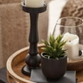 thumbnail image 3 of Bouclair Natural Round Mango Wood Tray, 3 of 5