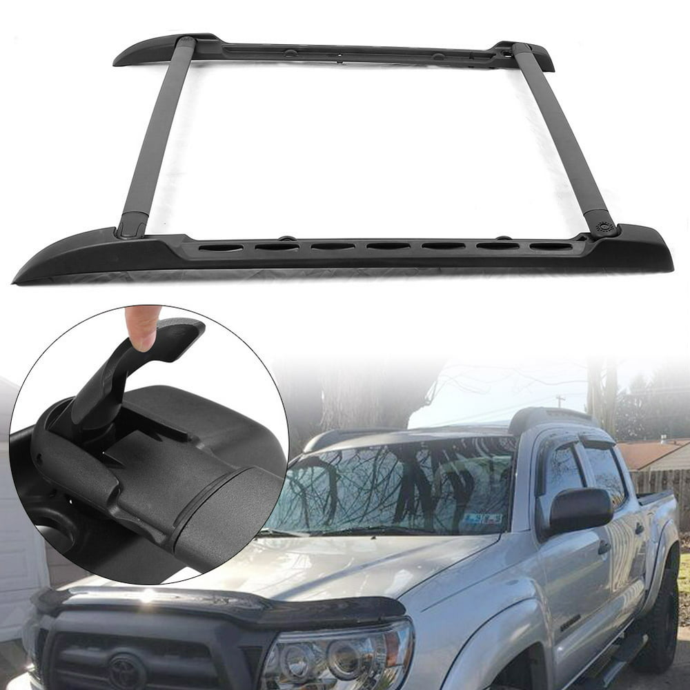 GZYF Black Roof Rack CrossBars For 2005-2018 Toyota Tacoma Double Cab