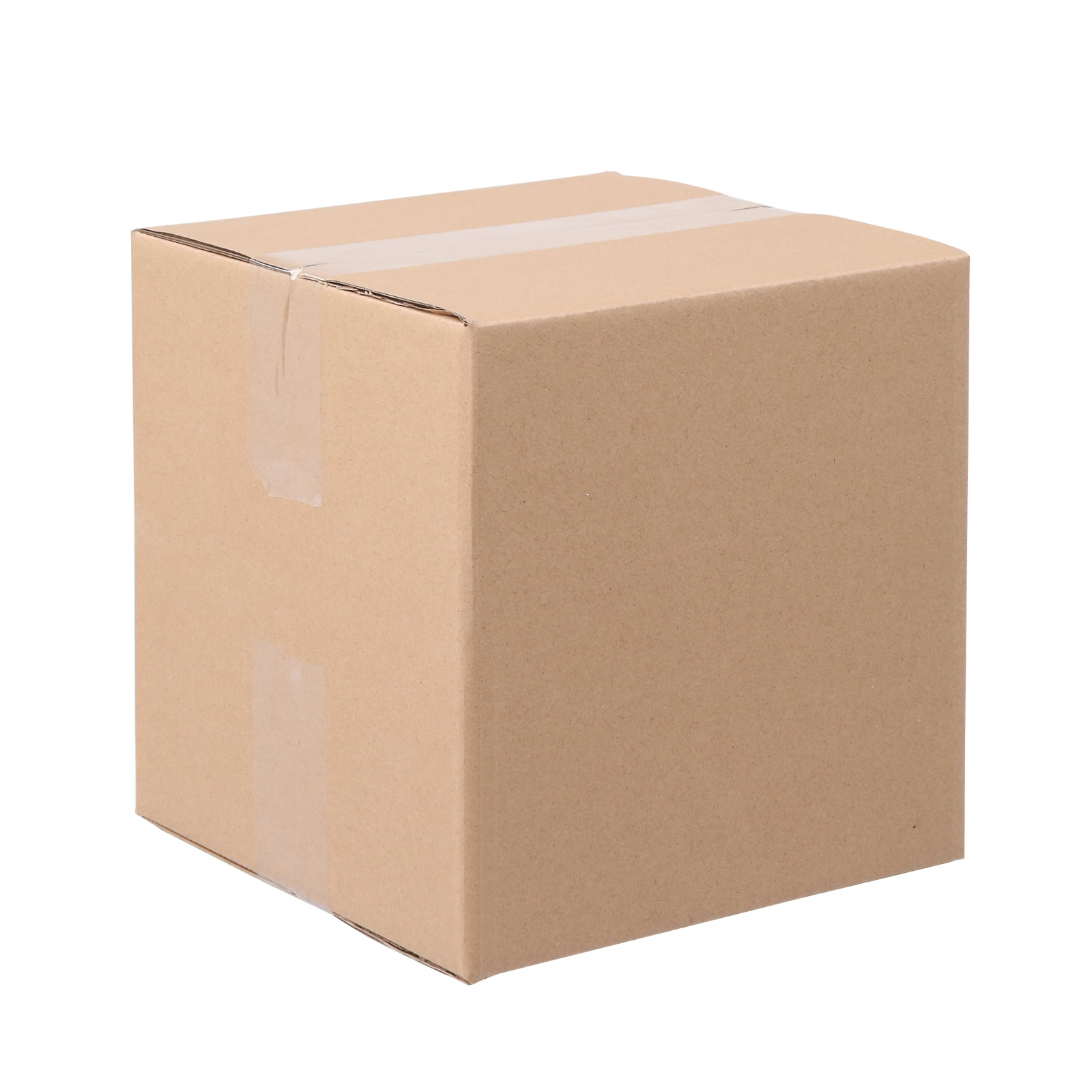 50Pcs Thick 3mm Corrugated Cardboard Box in Kraft Paper Color, 8 "x 8" x 8 "(20.3x20.3x20.3cm)