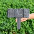 thumbnail image 4 of HAHUT Plastic Garden Retaining Fence, Garden Edging Decorative Border for Landscaping, Multi-Purpose Imitation Stone-Look Fences Edging Barrier for Yard/Patio/Flower Bed Path (Gray), 4 of 8