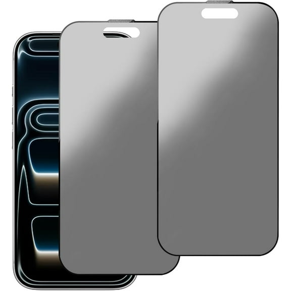 2 Pack for iPhone 17 Pro Privacy Matte Screen Protector Anti spy Tempered Glass Anti Glare Film 6.3 inch