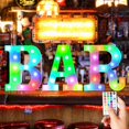 thumbnail image 5 of LED Letter Lights With Remote Control 16-color Luminous Letter Lamp Bar Sign Night Light For Wedding Party Christmas Decor D, 5 of 5