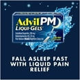 thumbnail image 4 of Advil PM Pain Reliever and Nighttime Sleep Aid Liquid Capsule, 50 Count, 4 of 11