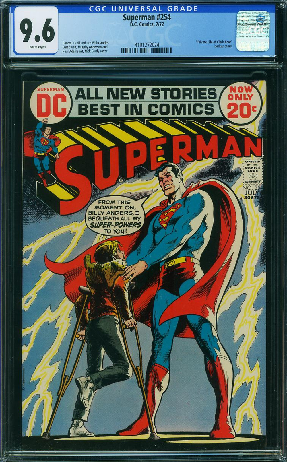 Cover of Superman #254