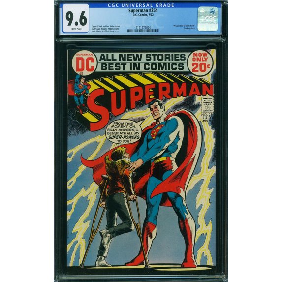 Superman #254 - CGC 9.6 Comic Book