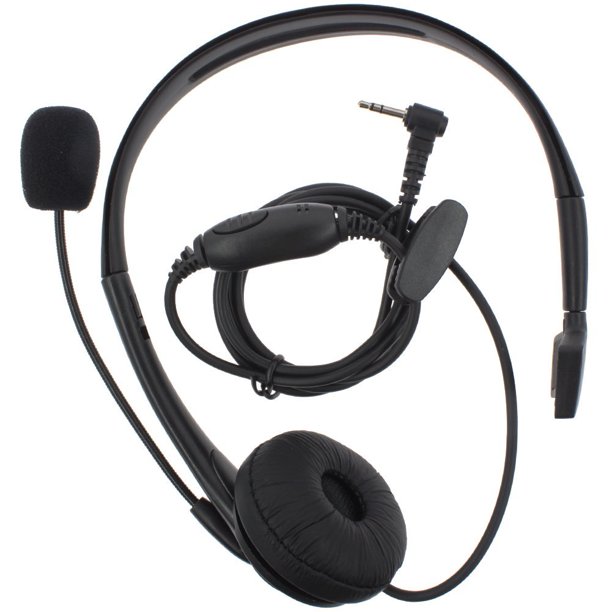 Tenq Earpiece Headset with Boom Mic for for Motorola Talkabout Radio