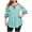 #7-Green, variant on Pntutb Womens,Plus Size Women's Summer Casual Strap Leaky Shoulder Sequin Short Sleeve T-Shirt
