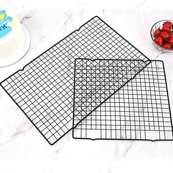 WHAMVOX 2pcs Baking Cooling Rack Dessert Bread Rack Multi-purpose Grilling Rack Cooling Tool