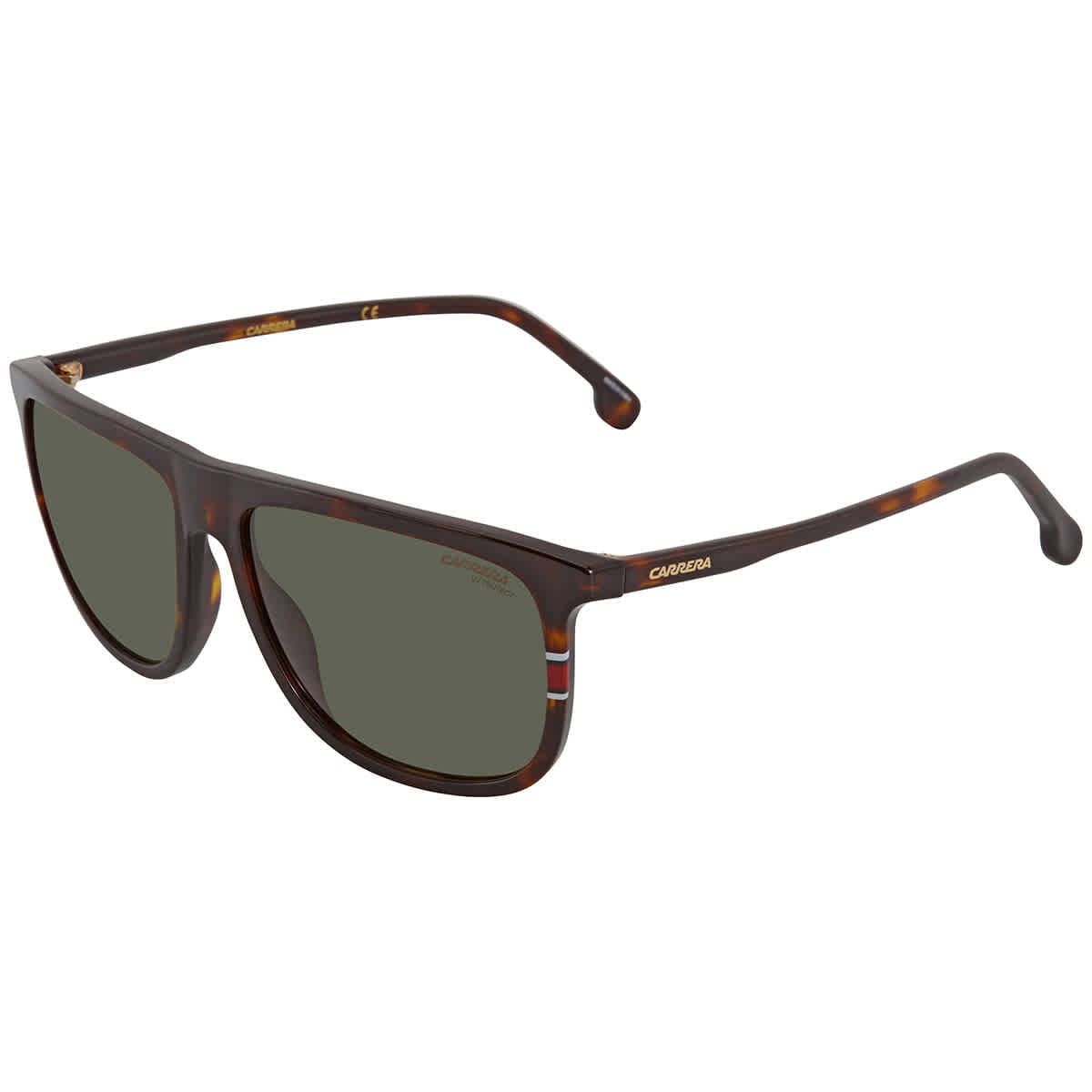 Carrera Men's Tortoise Rectangular Sunglasses 218/S 0PHW QT 58 