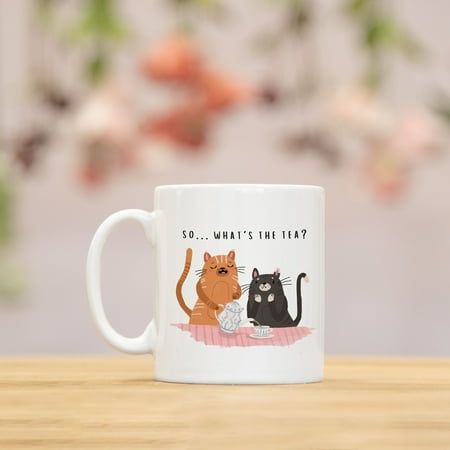 

Whats the tea mug spill the tea gossip gift for her best friend gift whats the t thats the tea funny gifts for her funny mug Ceramic Mug 11Oz