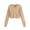 Z1 Khaki, variant on Ticikt Girls Crop Tops, Kids Long Sleeve Pullover Sweatshirts Cropped Crewneck Sweatshirt for Little/Teen Girl | Kids Crop Tops Cute Fall Fashion Sweatshirt