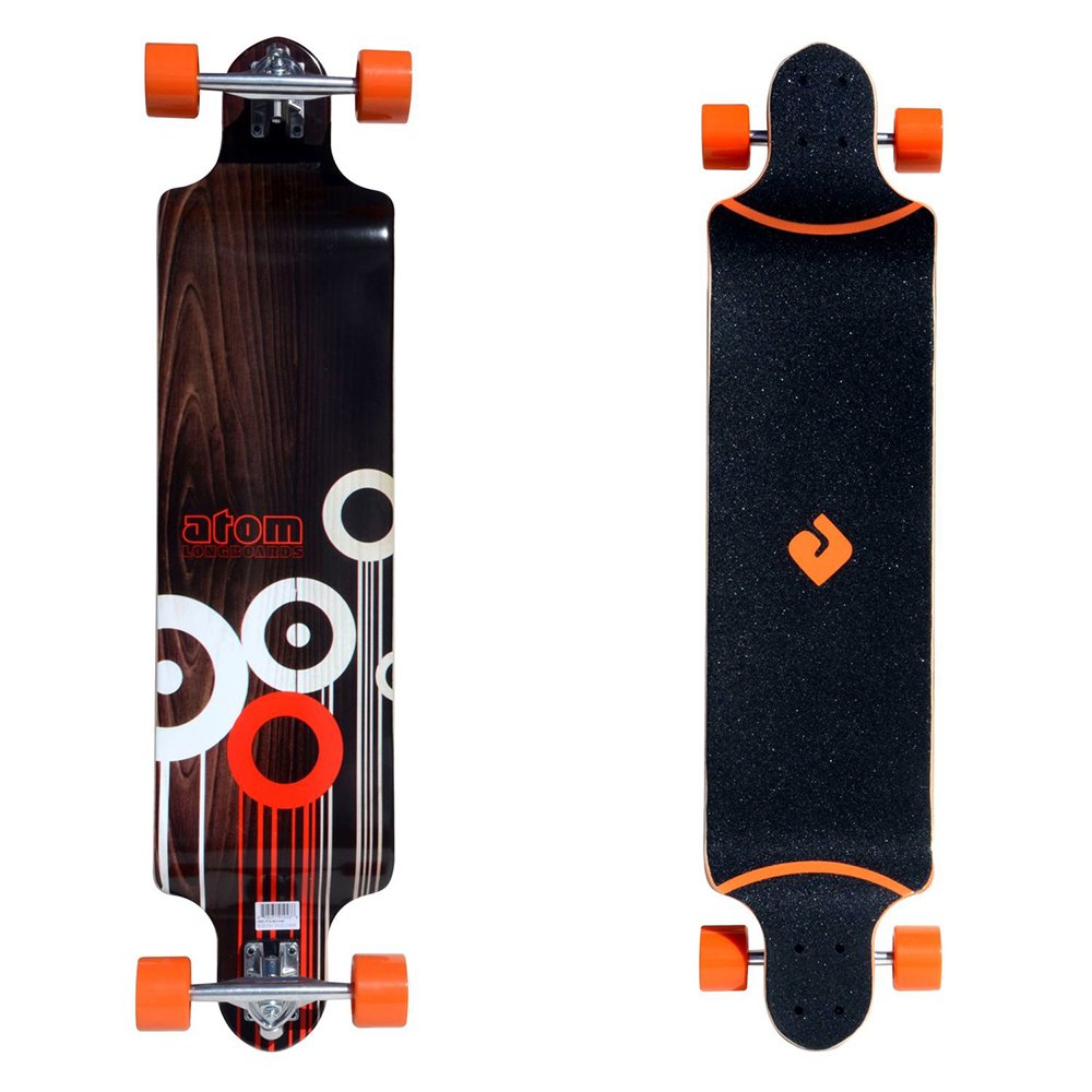 Atom Drop Deck Longboard 41 Inch (Orange)