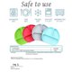 thumbnail image 4 of Platos con ventosa Baby Dröm para bebés, niños pequeños, manteles individuales de silicona para niños que se adhieren a las bandejas y mesas de sillas altas, platos para bebés - Platos para niños, 4 of 6