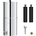thumbnail image 1 of Restored Waterdrop Gravity-fed Water Filter System, Reduces Lead and up to 99% of Chlorine, NSF/ANSI 42&372 Standard, with 2 Black Carbon Filters and Metal Spigot, WD-TK-A (Refurbished), 1 of 9