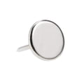 thumbnail image 4 of Uxcell 0.43''x0.67'' Clavos de tapicería con cabeza plana para muebles, tono plateado de hierro, 50 piezas, 4 of 5