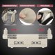 thumbnail image 4 of Asiento de coche Reposacabezas Almohada Ajustable PVC Cuero Espuma viscoelástica Universal Coche Cuello Hombro Dormir Cojín de viaje para todas las edades Beige, 4 of 8