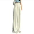 thumbnail image 6 of 2024 Women Pants Casual Classy Wide Leg Dress High Waisted Work Business Long With Pockets Trousers, 6 of 9