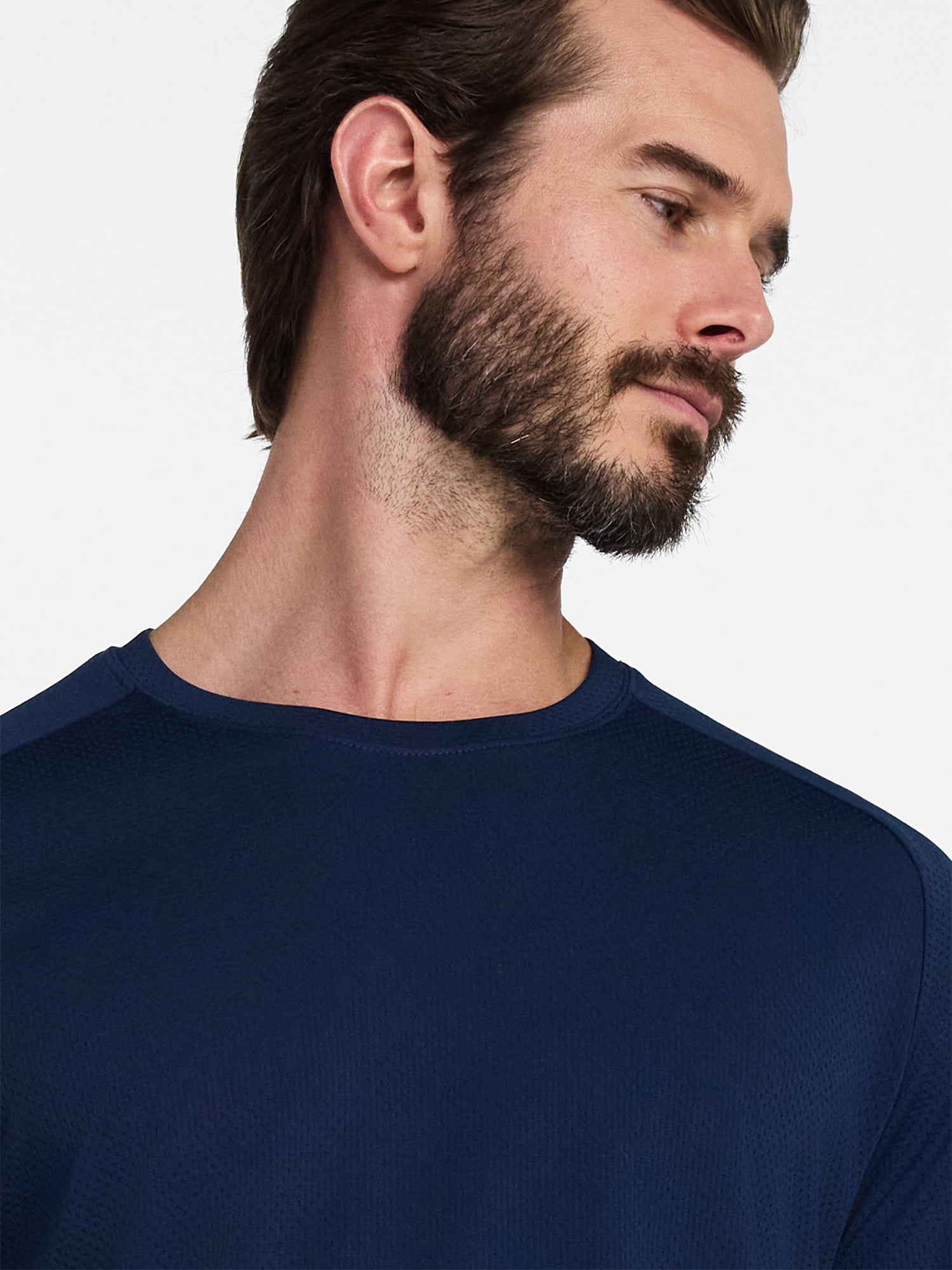 Athletic Works Men's and Big Men's DriWorks Mesh Tee with Short Sleeves, Sizes XS-5XL