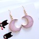 thumbnail image 4 of Pendientes luna, pendientes sencillos y de moda. MFZFUKR CPB-US-PSF560-5, 4 of 5