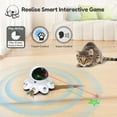 thumbnail image 5 of ORSDA Cat Laser Toy, 2-in-1 Interactive Automatic Motion Activated Moving 8 Holes Whack A Mole Feather, USB Rechargeable Electronic Smart Sensor Kitten Toys for Indoor Exercise, 5 of 10