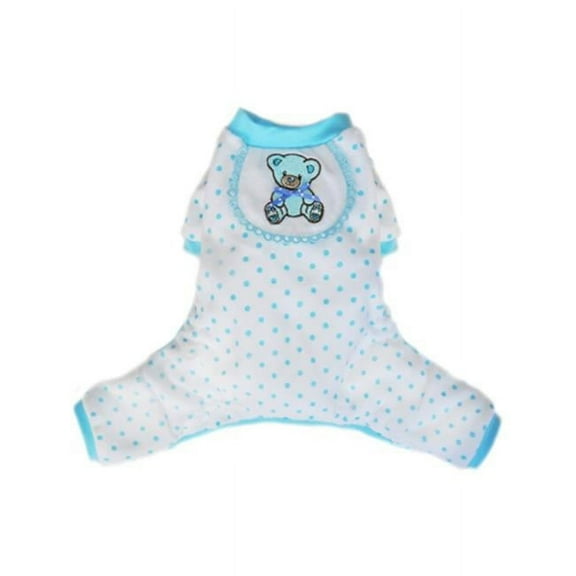 Pooch Outfitters Teddy Pajama - Blue - Small
