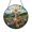 Stained Glass 5.9 Inch, variant on Faith Theme Glass Suncatcher Window Hanging Decor, Cross and Floral Light Catcher Accent, Spiritual Home Gift