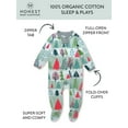 thumbnail image 3 of Honest Baby Clothing Gender Neutral Organic Cotton Holiday Sleep N Play, Sizes Newborn-9 Months, 3 of 8