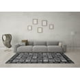 thumbnail image 3 of Ahgly Company Indoor Square Abstract Gray Modern Area Rugs, 8' Square, 3 of 4