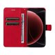 thumbnail image 4 of For Xiaomi 15 Ultra Leather Wallet Case with Strap Solid Color Phone Stand Cover - Black, 4 of 5