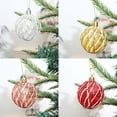 thumbnail image 3 of Christmas Ball Ornaments 6 Pcs - 2 inch Large Shatterproof Christmas Balls, Transparent MeshDecorations Indoor, Novel Holiday Party Hanging Ornaments for Xmas Tree, Wreath, Vines, Red, 3 of 9