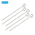 thumbnail image 3 of Uxcell 200Pcs Eye Pins Jewelry Findings 22 Gauge 40mm Stainless Steel Eye Pins 3.3mm, 3 of 5