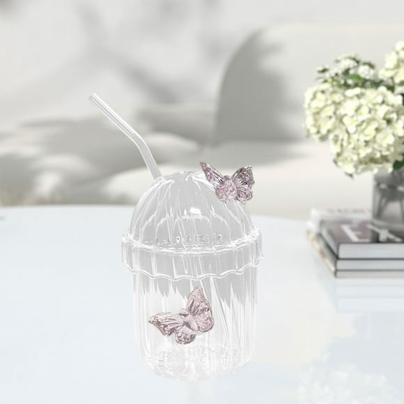 Vaso de vidrio para beber, regalo estético, taza de viaje, taza de café, vaso para té, leche, batido, boda, fiesta, inauguración de la casa