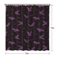 thumbnail image 5 of Halloween Bat Camouflage Pattern Shower Curtain 72"x72" ,Bathroom Decorative Shower Curtains Set with 12 Hooks,Modern Waterproof Washable Shower Curtain, 5 of 6