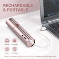 thumbnail image 3 of Facial Hair Removal for Women(1 Gold+1 Blue), Electric Hair Removal Device, Painless Facial Hair Remover for Chin Upper Lip Peach Fuzz, with a Storage Bag, 3 of 5