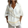 thumbnail image 2 of Karight Womens Button Down Shirt Long Sleeve Blouse, 2 of 5