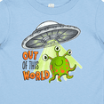 thumbnail image 4 of Inktastic Out of this World- cute green alien UFO Boys or Girls Baby T-Shirt, 4 of 5