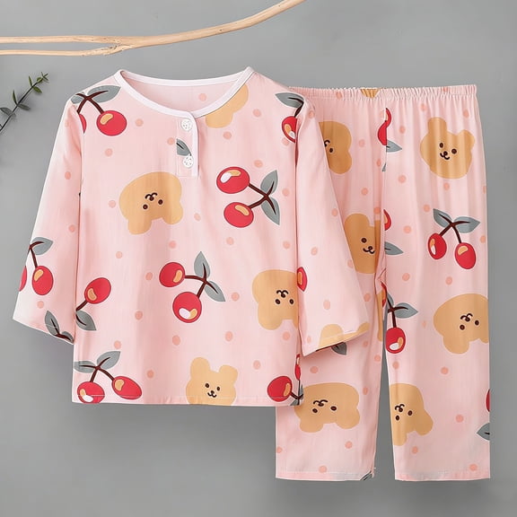 Amidoa Girls Summer Outfit Sets 2 Piece T-Shirt Graphic Tank Top and Shorts Set Kids Clothing Sets Pink Size 12