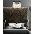 thumbnail image 3 of Sydney 8 light Matte Black Flush Mount Clear Royal Cut Crystal, 3 of 9