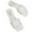 White, variant on Women's Dressy Flat Sandals Fashion Summer Women Slippers Flat Light Solid Color Open Toe Breathable Casual Beach