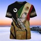 thumbnail image 1 of Camiseta con estampado de bandera nacional de México para hombre, camiseta de manga corta con patrón de águila 3D, camiseta de gran tamaño, ropa de calle de ocio con cuello redondo, 1 of 4
