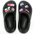 thumbnail image 5 of YUWOZIZ Women's Garden Clogs, Thick Sole EVA Platform Clogs Lightweight Adjustable Slide Quick Drying Summer Beach Pool Water Shoes Black 3637, 5 of 6