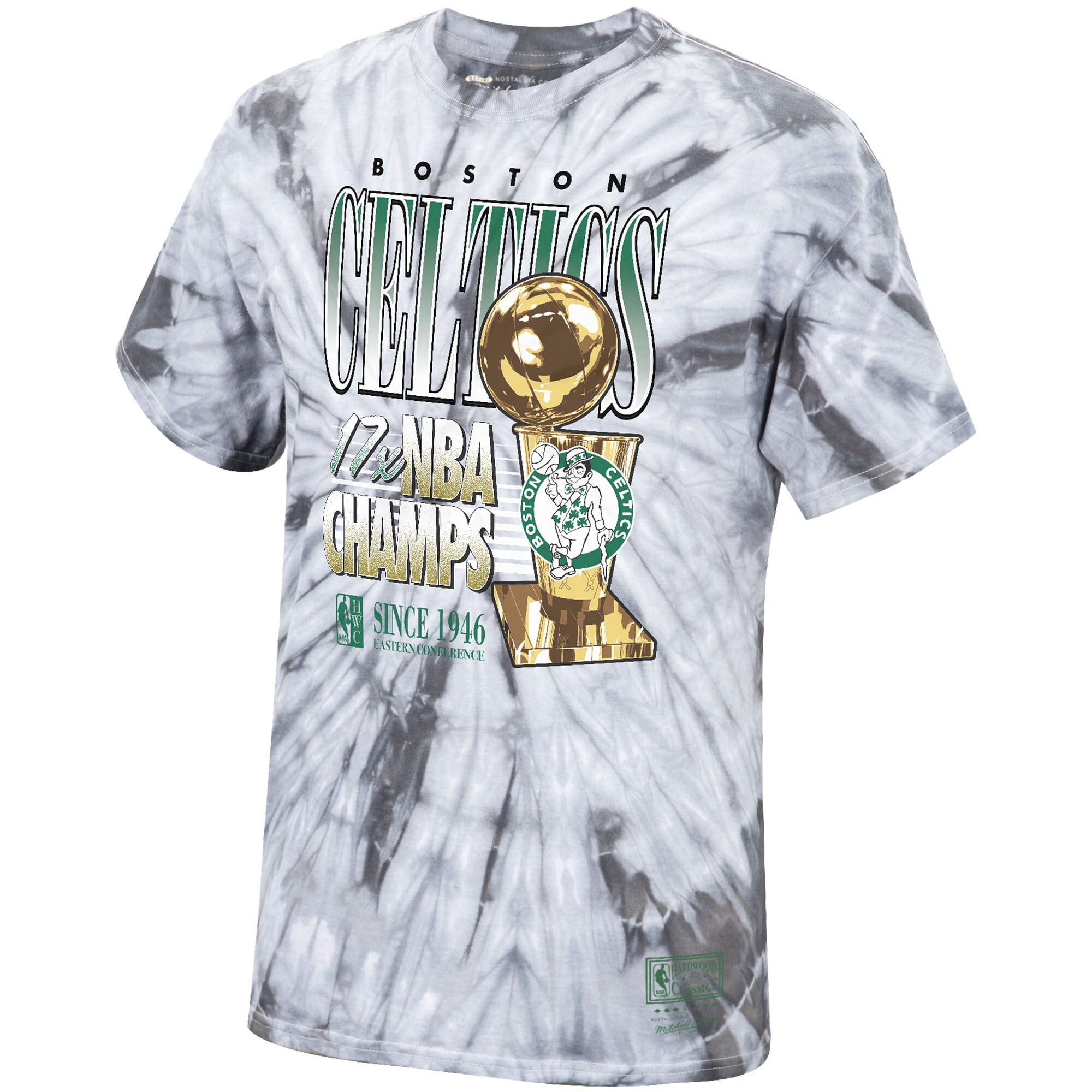 Mitchell Ness Boston Celtics Mitchell Ness Hardwood Classics Time Champs Playoffs T Shirt Silver Walmart Com Walmart Com