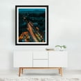 thumbnail image 3 of Night Trails in Kathmandu - Kathmandu Bagmati Province Nepal Photography Cityscape Nightlife Street Photography Skyline Architecture Travel Poster Night Sky Black Framed Wall Art Print 12 x 16 inches, 3 of 4