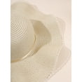 thumbnail image 4 of Bow Decor Straw Hat, 4 of 5