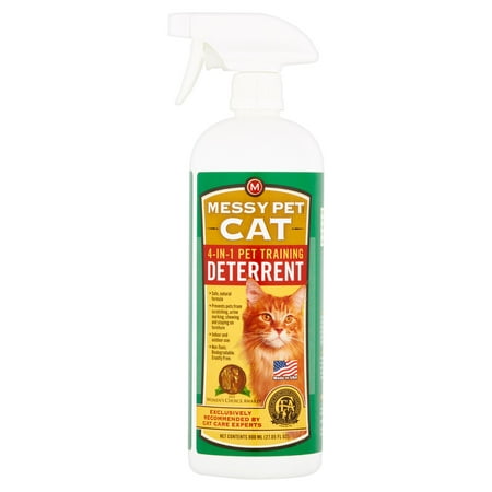 Messy Pet Cat 4-in-1 Pet Training Deterrent (Best Cat Deterrent Spray)
