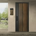 thumbnail image 5 of 14"Modern Outdoor led Wall Sconce with Gold Stainless Steel Interior, 5 of 8
