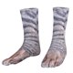 thumbnail image 5 of Calcetines unisex de algodón con estampado de huellas de animales, calcetines elásticos con estampado 3D para pies (gato para niños), 5 of 8